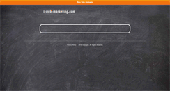 Desktop Screenshot of i-web-marketing.com